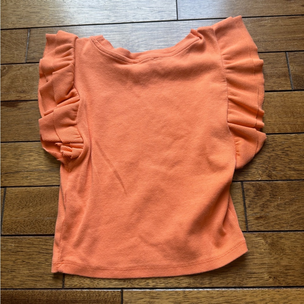 (BOGO) Zara Vibrant Orange Knit Top